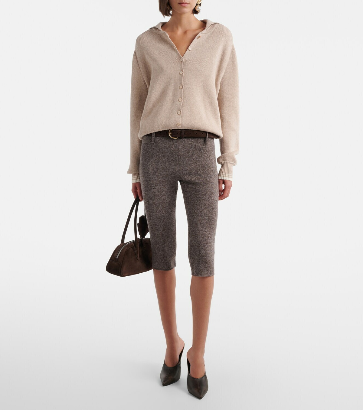 Magda Butrym Wool capri pants
