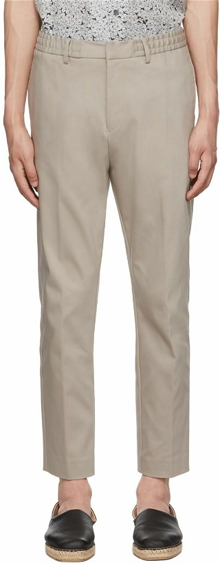 Photo: Tiger of Sweden Taupe Traven Trousers