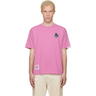AAPE by A Bathing Ape Pink Logo Patch T-shirt