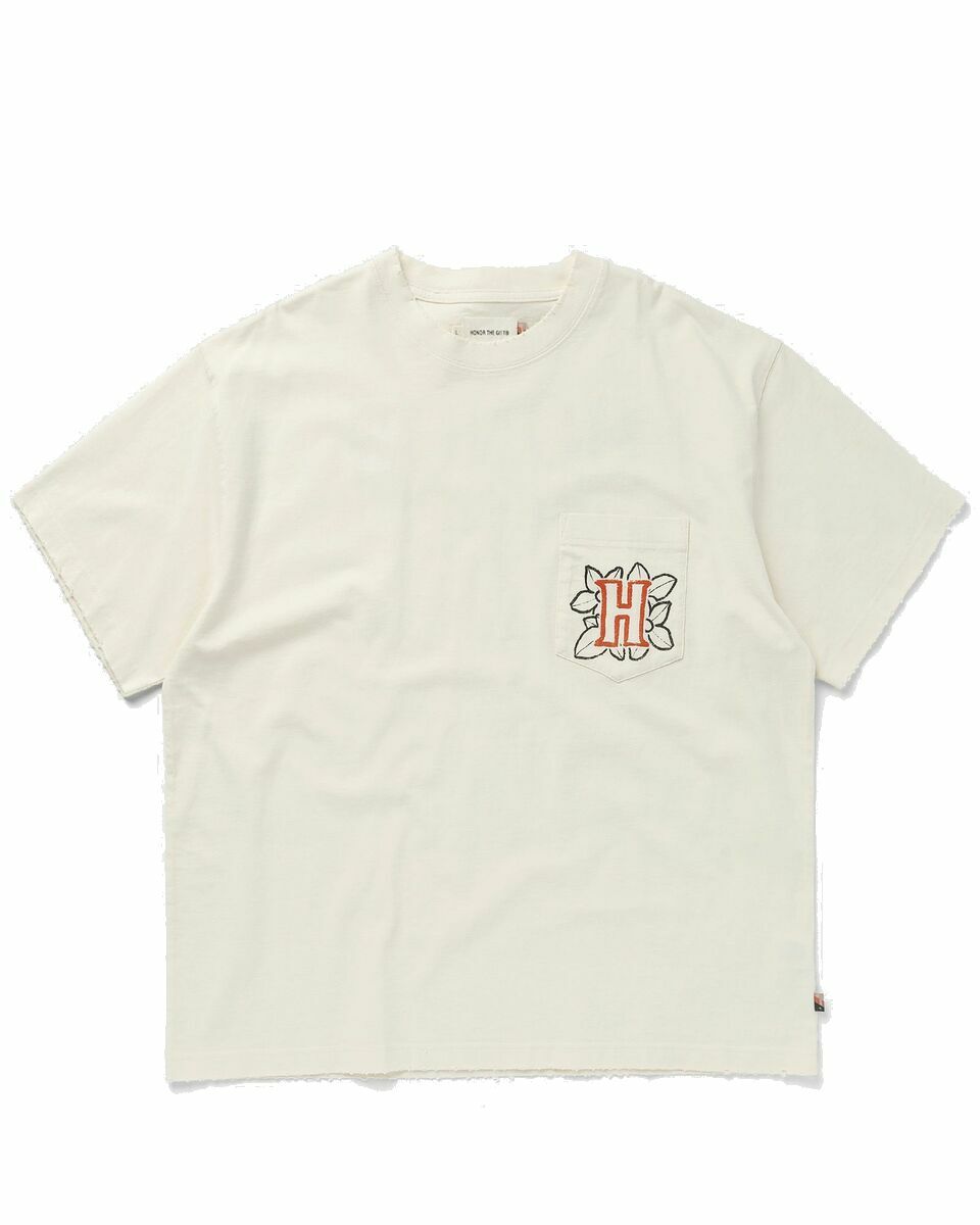 Photo: Honor The Gift Floral Pocket Ss Tee White - Mens - Shortsleeves