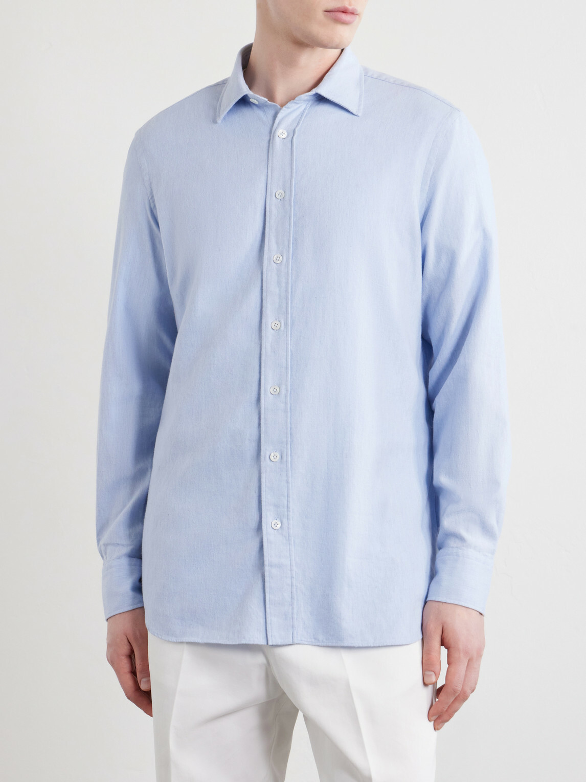 Lardini - Cotton Shirt - Blue