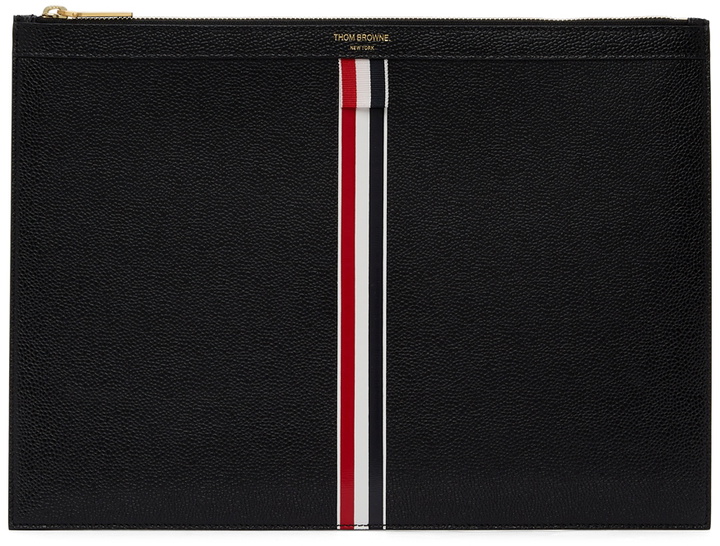 Photo: Thom Browne Black Medium Document Holder