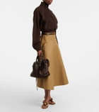 Balenciaga Le City Medium calf hair top-handle bag