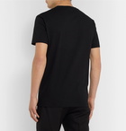 Alexander McQueen - Printed Cotton-Jersey T-Shirt - Black