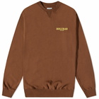 Holubar Men's Sleeping Bag Graphic Crew Sweat in Brown