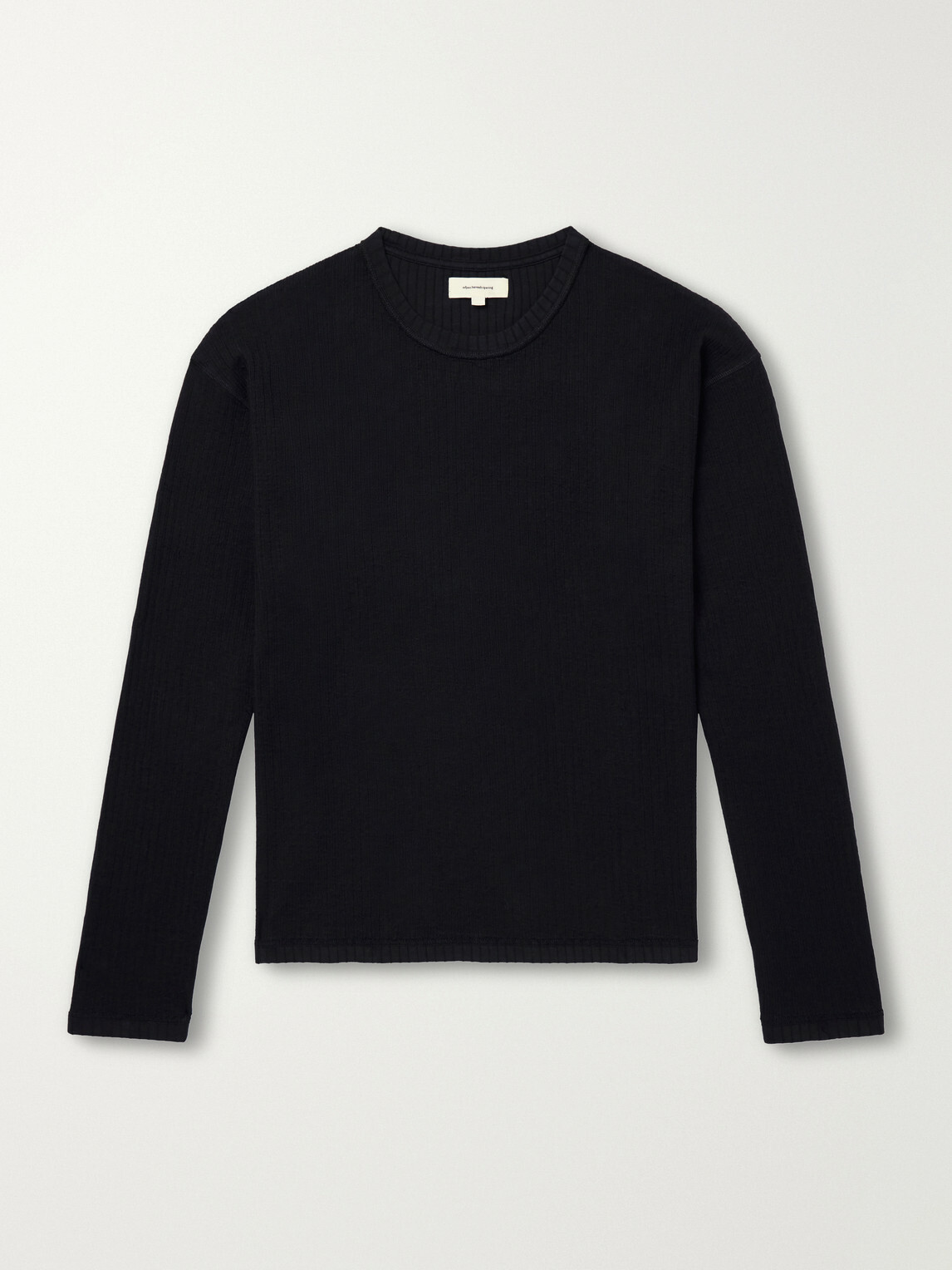 mfpen - Ribbed Organic Cotton Sweater - Black