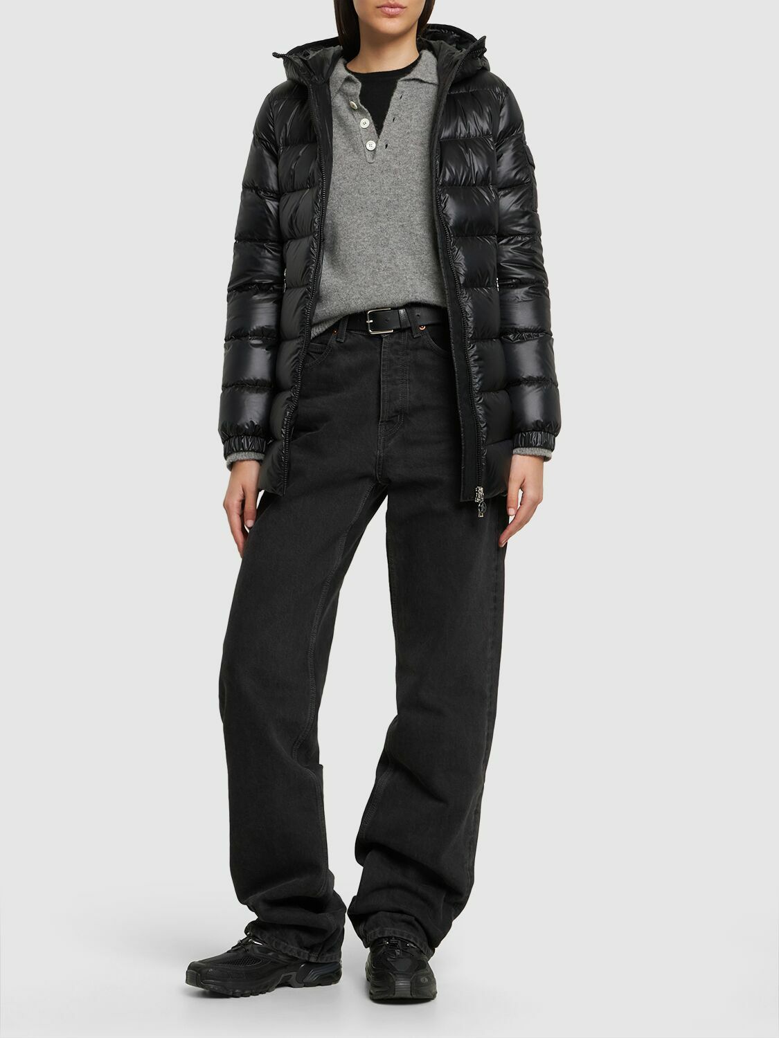 MONCLER - Glements Nylon Short Down Jacket Moncler