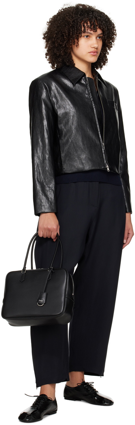 【DUNST】CLASSIC 28 LEATHER BAG BLACK Classic 28 Leather Bag (Black) – SOMUTE