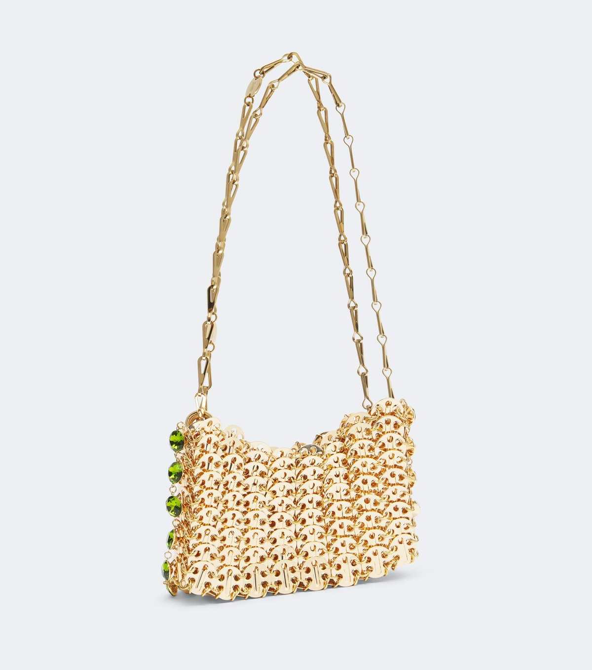 Rabanne 1969 Nano embellished top-handle bag