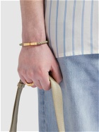 BOTTEGA VENETA - Gold-plated Silver & Leather Bracelet