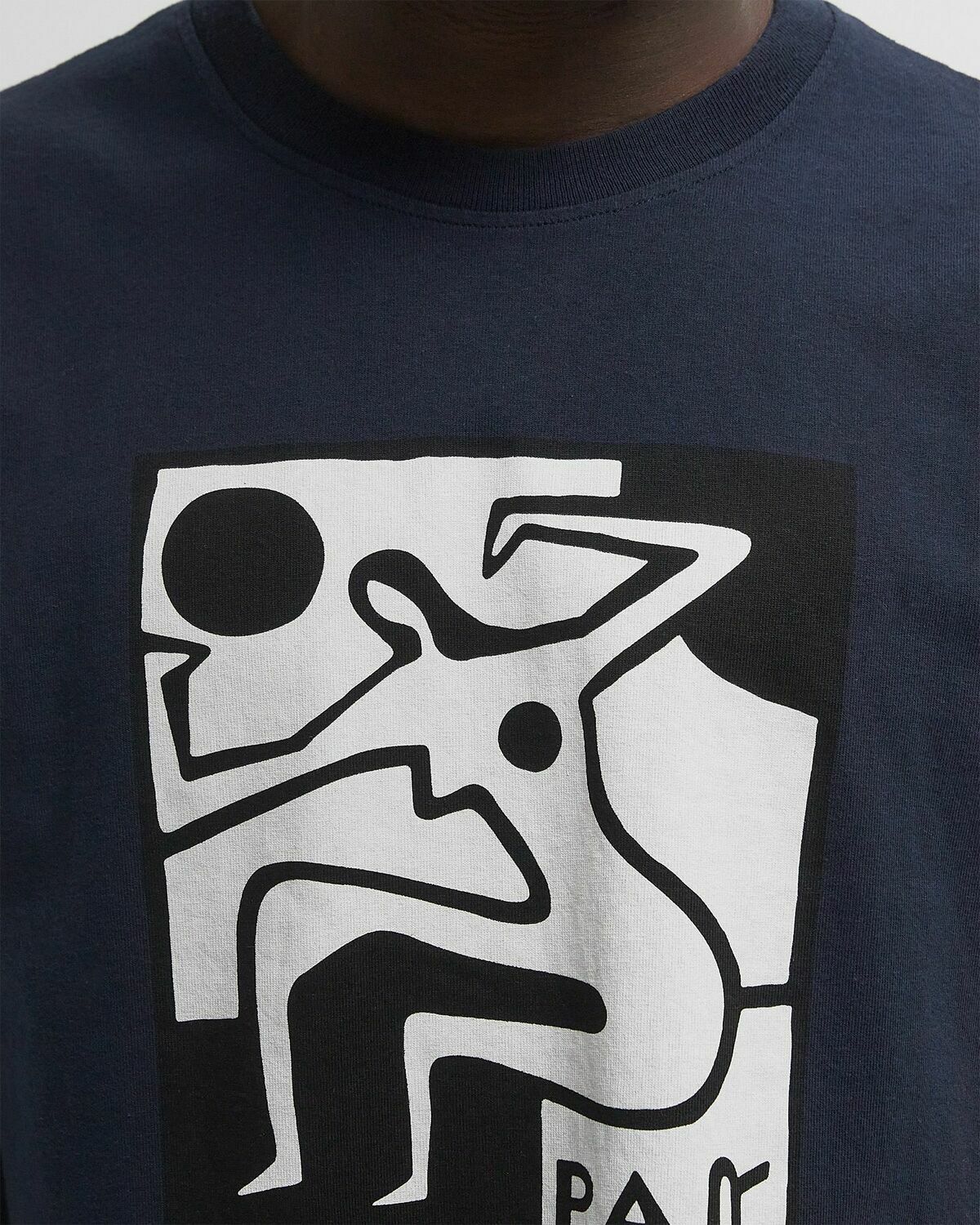 By Parra Ball sports t-shirt Blue Mens Shortsleefe