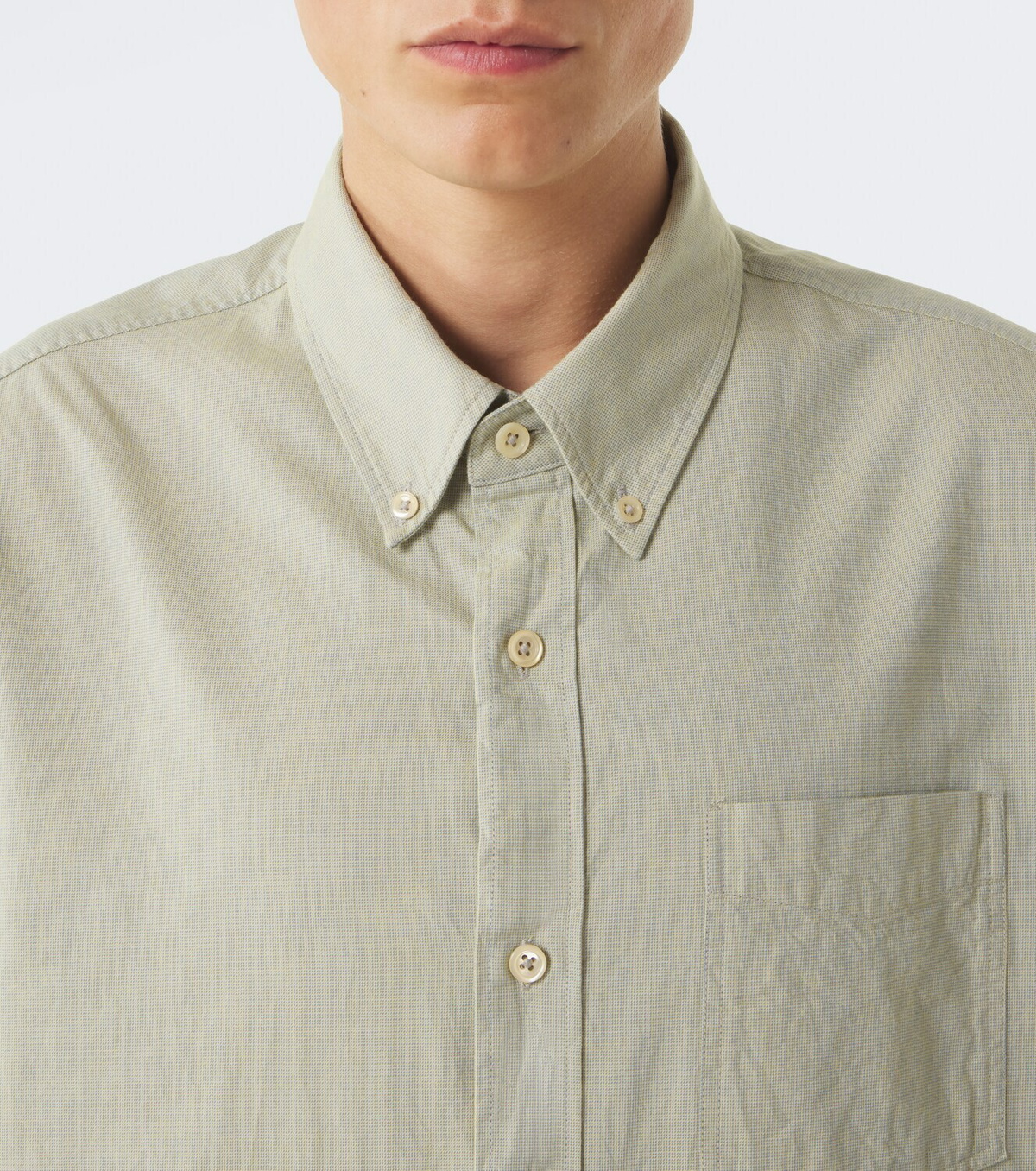 The Row Pompeo cotton chambray shirt