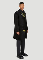Tailored Corduroy Coat in Black