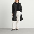 Nothing Written Women's Urban Nylon Trench Coat in Black
