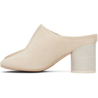 MM6 Maison Margiela Off-White Crosta London Mule Heels