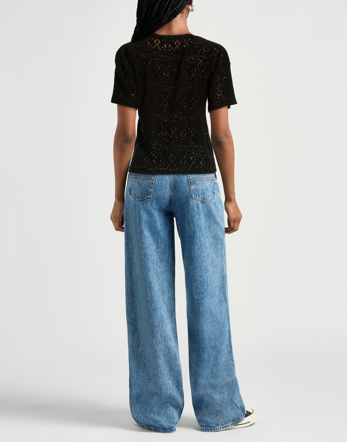 Pieces Womens T-shirt in Black
