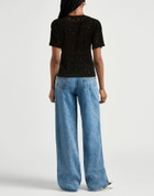 Pieces Womens T-shirt in Black