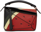 Loewe Red & Green Paula's Ibiza Mini Watermelon Bag