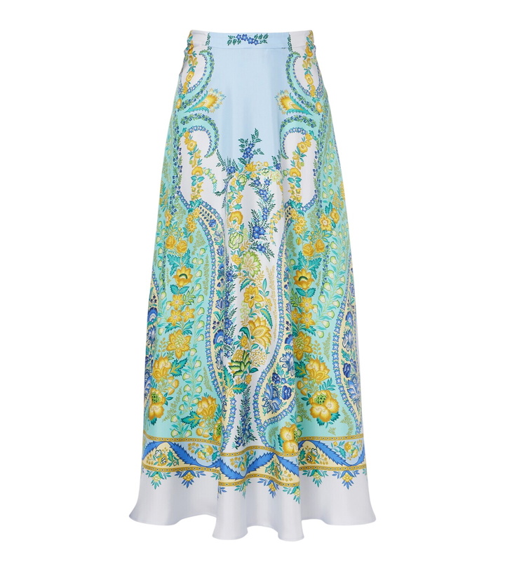 Photo: Etro Floral silk maxi skirt