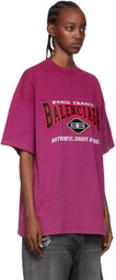 Balenciaga Pink Cotton Mini Dress