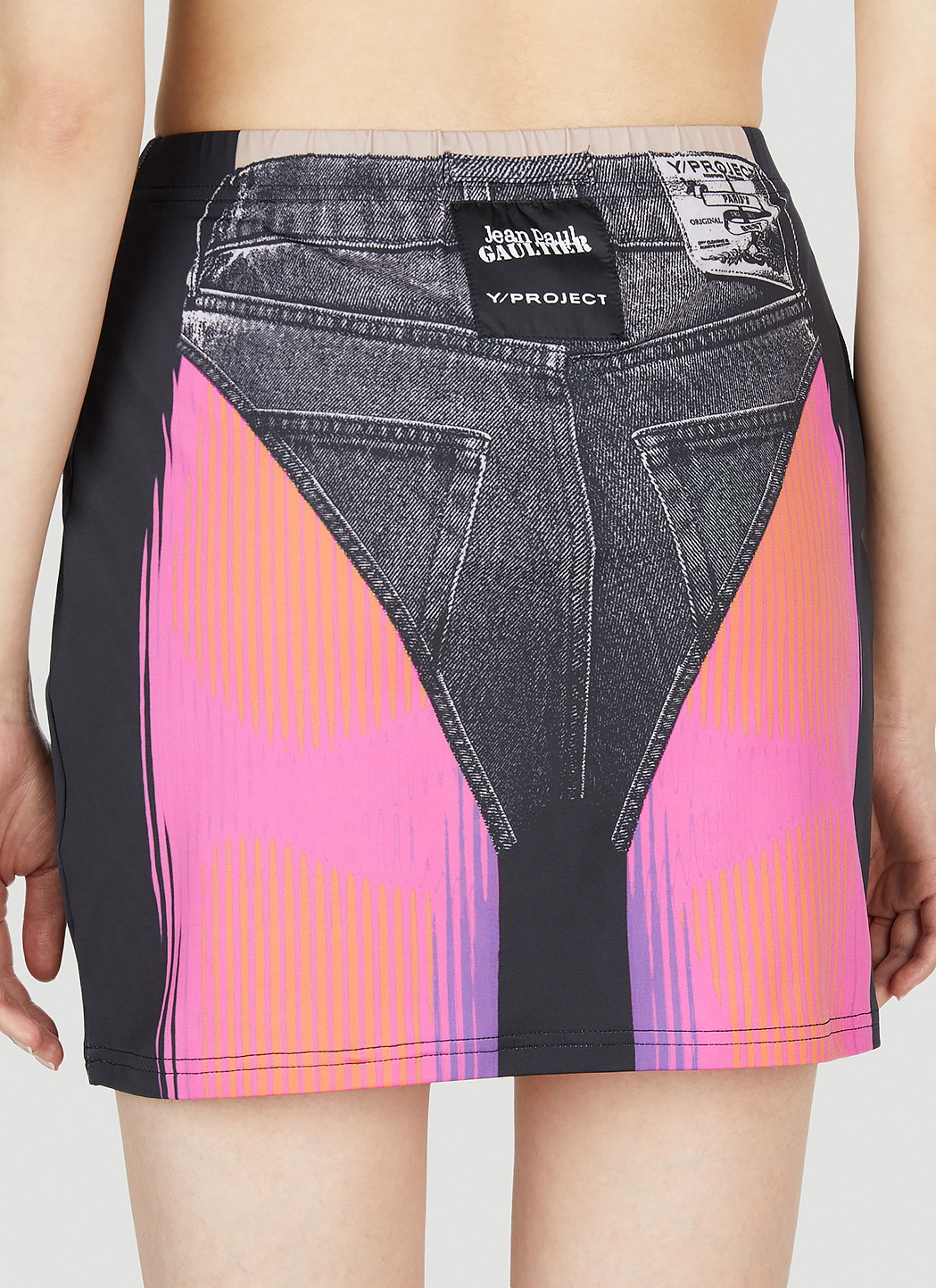 Y/Project x Jean Paul Gaultier Trompe L'Oeil Janty Skirt