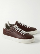 Brunello Cucinelli - Leather Sneakers - Brown