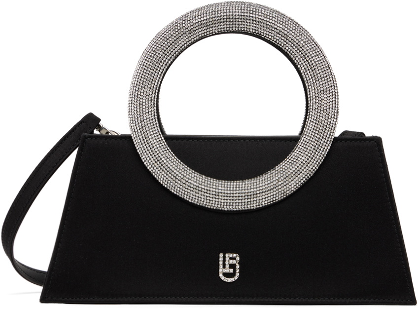Les Petits Joueurs Black Trapezio Pochette Bag