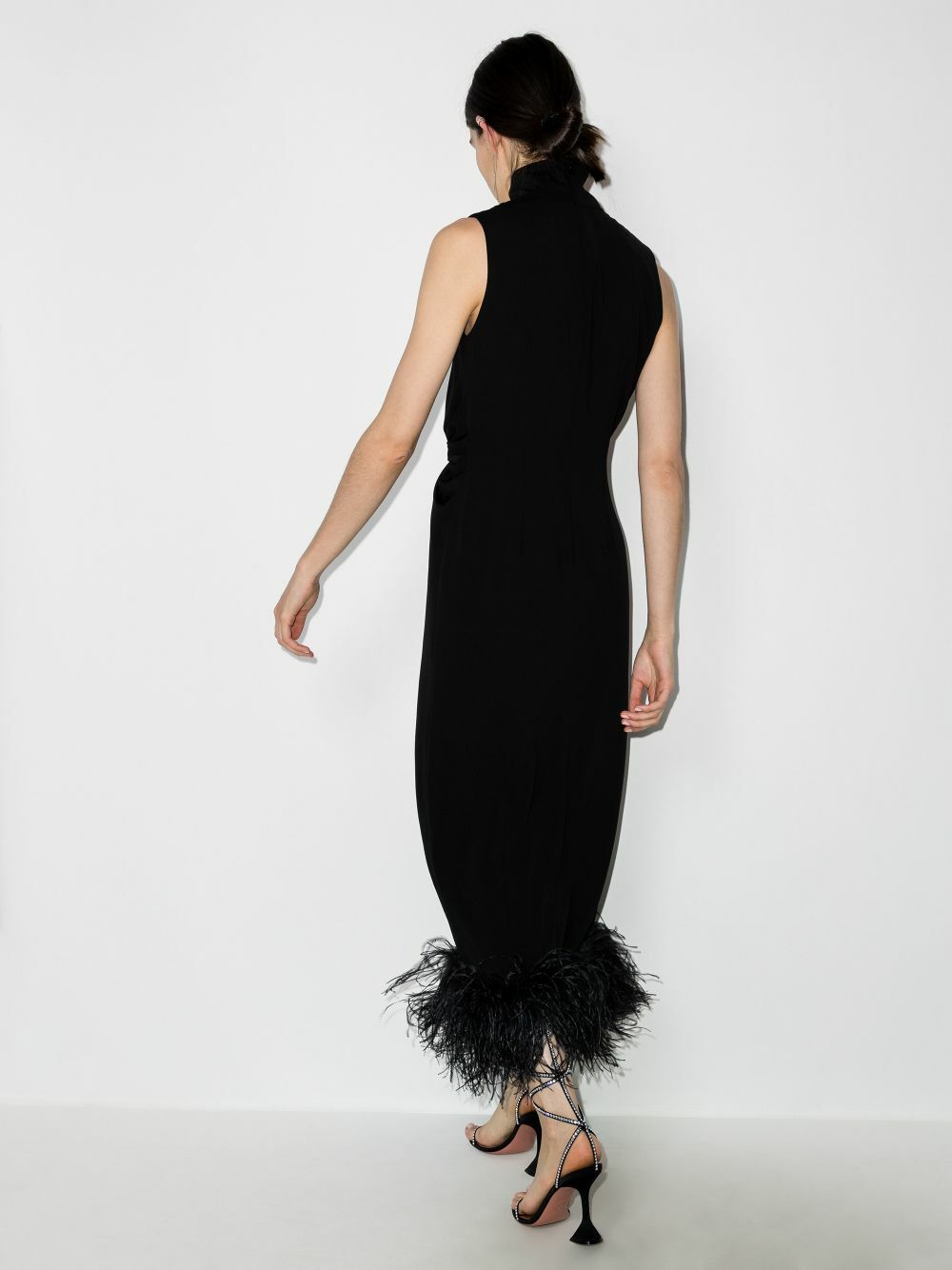 16Arlington Maika Feather Trim Dress 16Arlington