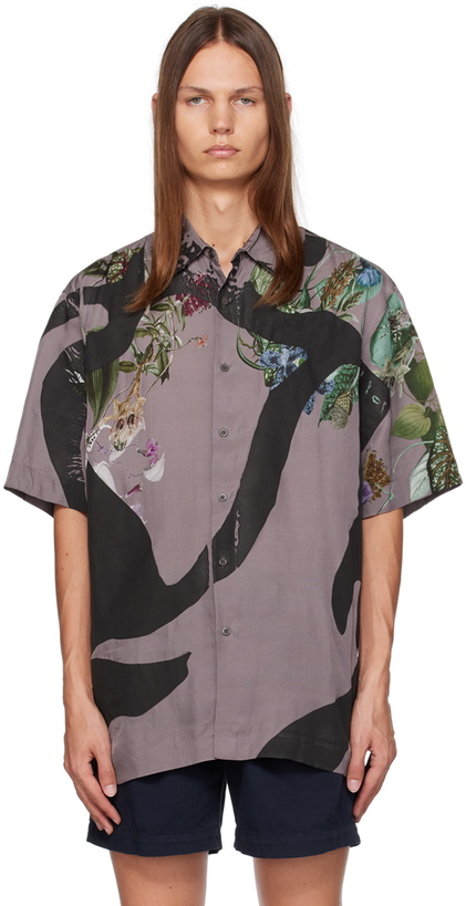 Photo: Dries Van Noten Purple Printed Shirt