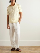 Loro Piana - Linen-Jersey Polo Shirt - Neutrals