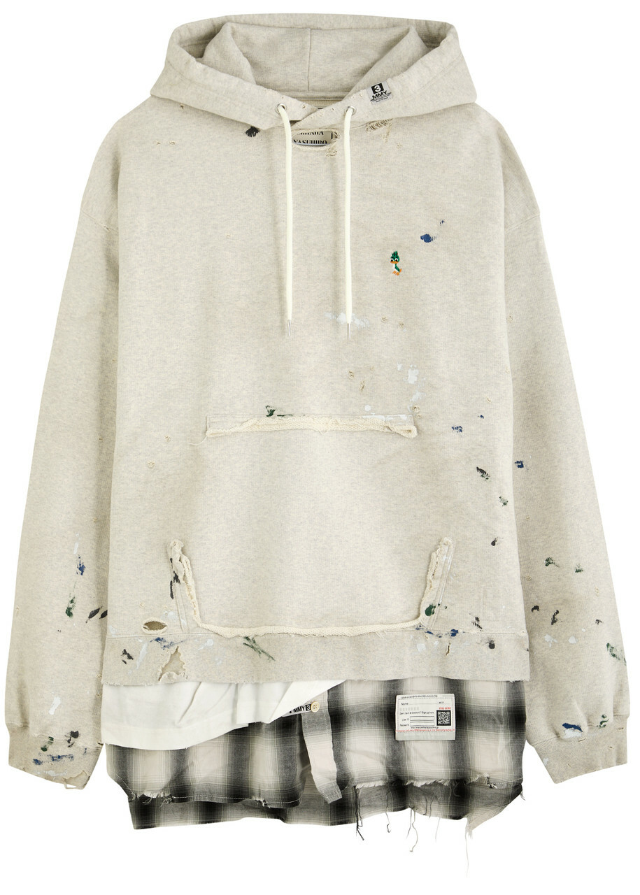 Maison mihara yasuhiro Sun Faded Like Distressed Cotton
