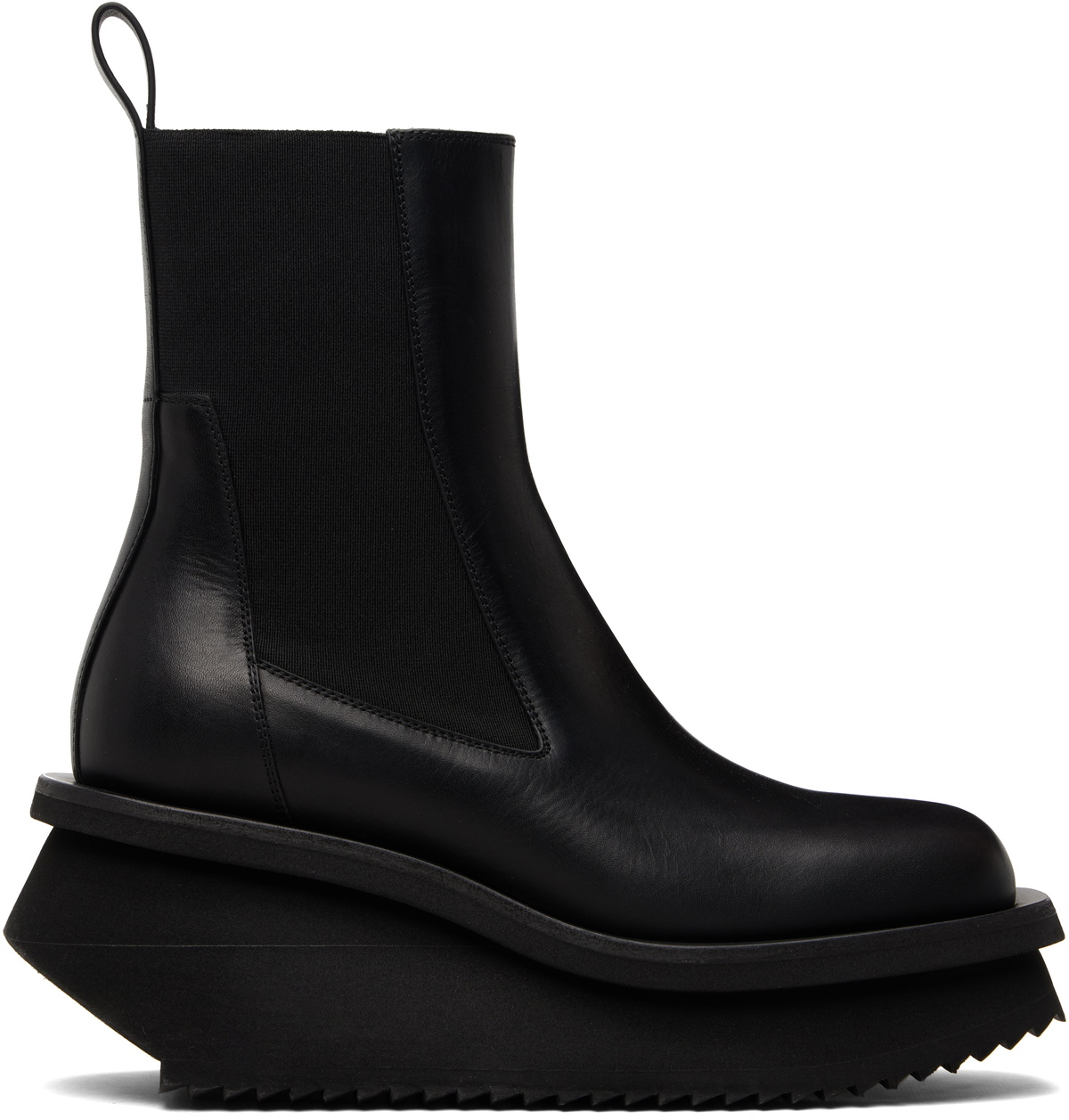VANITASRick Owens リック ブーツ GETH BEATLE Rick Owens Black Geth Beatle Chelsea Boots Rick Owens