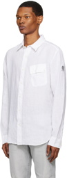 Belstaff White Pitch Long Sleeve Shirt