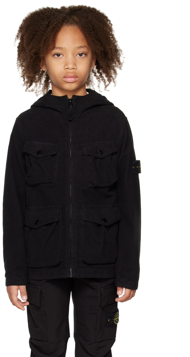 Stone Island Kids Boys In Between Jacket Black main image 1