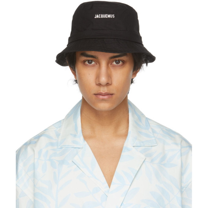 Photo: Jacquemus Black Le Bob Gadjo Bucket Hat