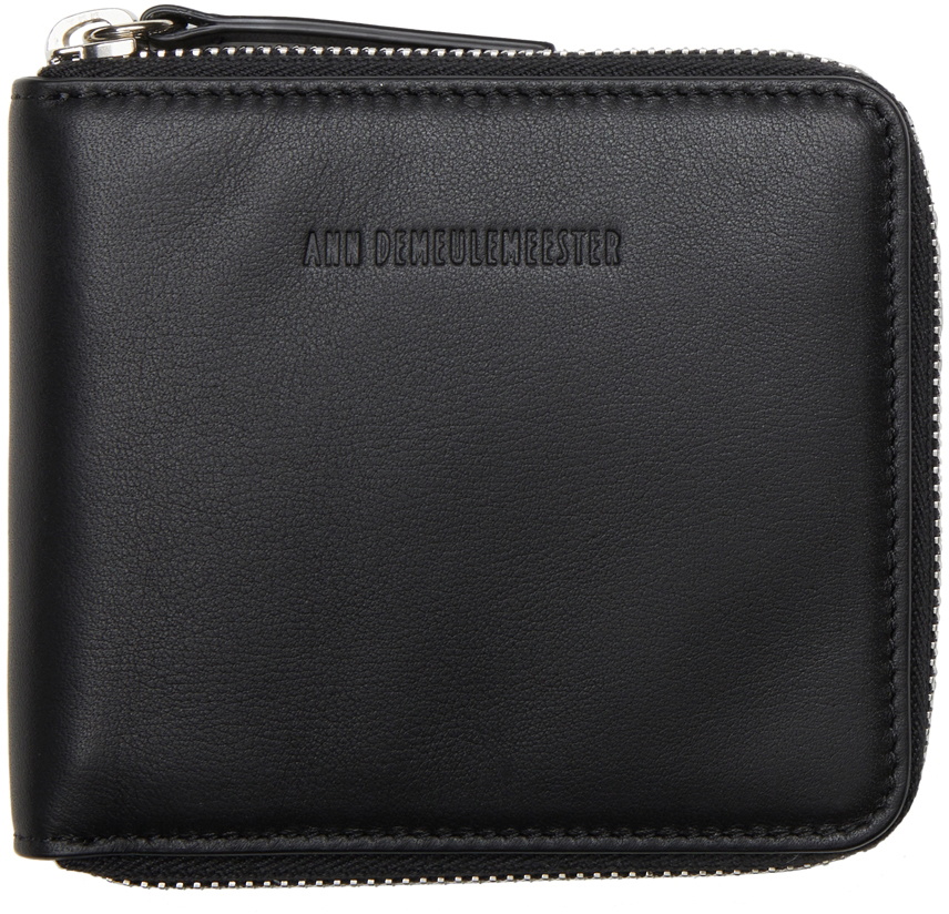 Ann Demeulemeester Leather Small Zipped Wallet Ann Demeulemeester