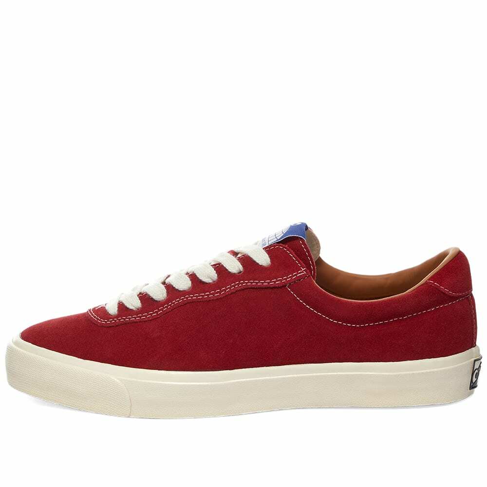Last Resort AB Men's Suede Low Sneakers in Old Red/White