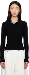 Rabanne Black Wool Sweater