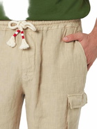 MC2 Saint Barth Man Beige Linen Bermuda Marseille