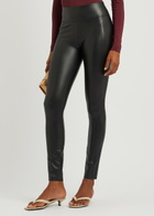 Wolford Edie Black Vegan Leather Leggings