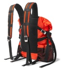 Bottega Veneta - Webbing-Trimmed Shell Backpack - Orange