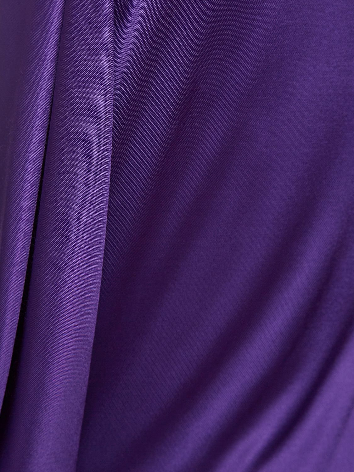 Versapro Cloth VERSACE - Draped Front Jersey Midi Dress Versace