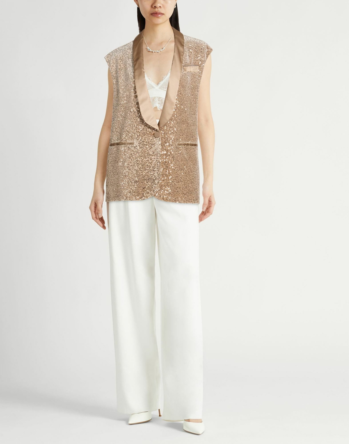 Peserico Womens Blazer in Beige