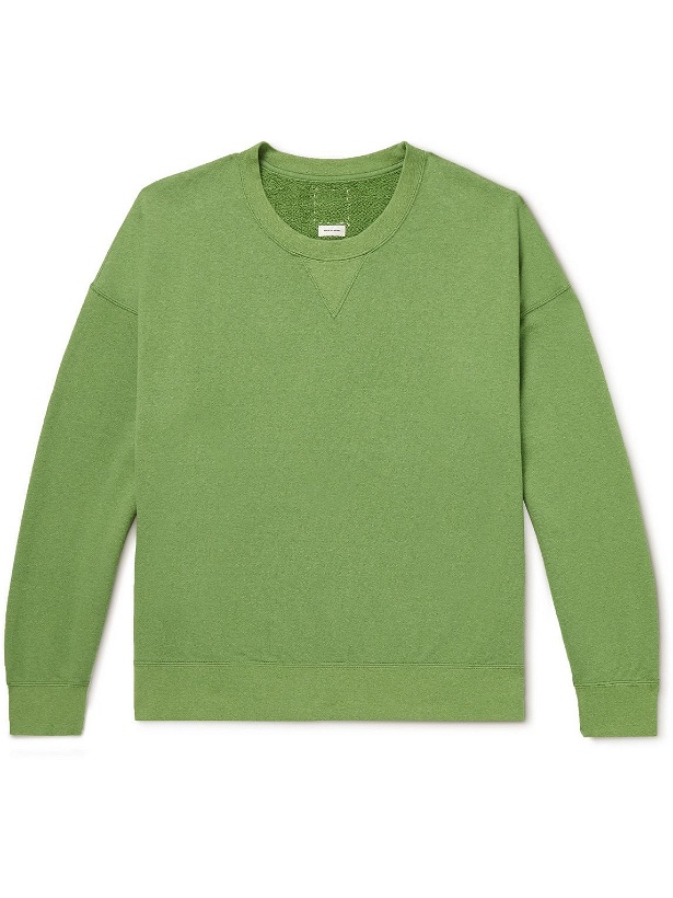 Photo: Visvim - Jumbo Cotton and Cashmere-Blend Sweatshirt - Green