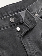 Balmain - Skinny-Fit Distressed Panelled Jeans - Black