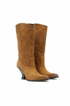 Diesel D-Luffy - Knee-high boots in suede - Boots Womens in Brown