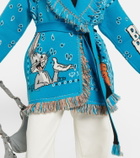 Alanui - x Looney Tunes Bugs Bunny virgin wool cardigan