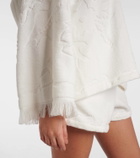Dorothee Schumacher Cosy Towelling cotton terry jacquard hoodie