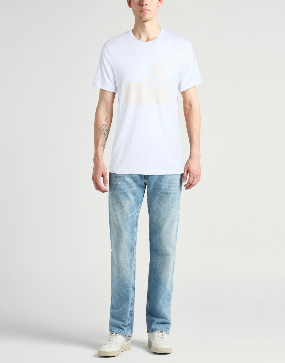 Peuterey Mens T-shirt in White