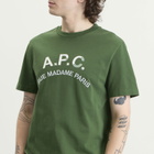 A.P.C. Men's Vintage T-Shirt in Dark Green